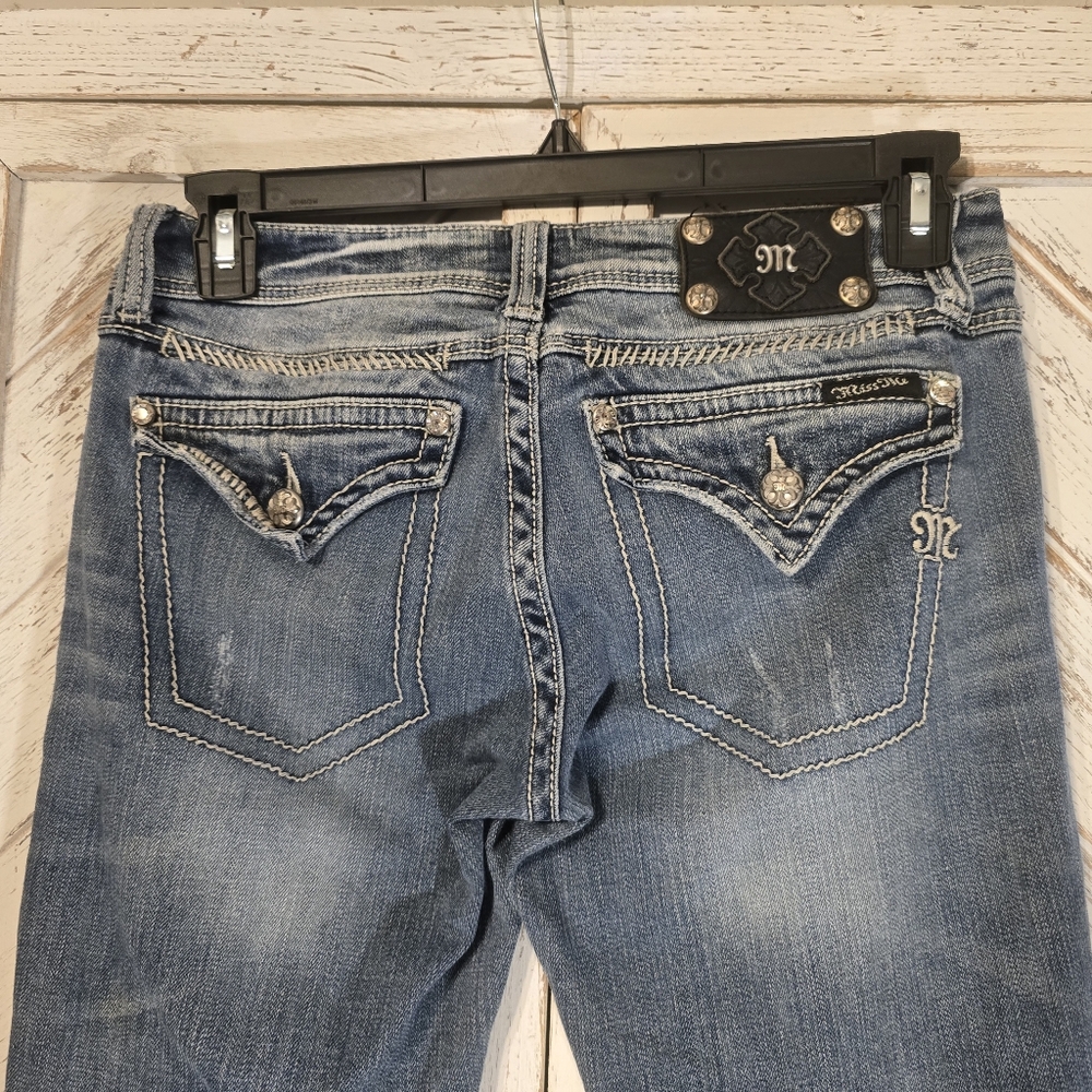 Miss Me Flare Jeans in Classic Blue